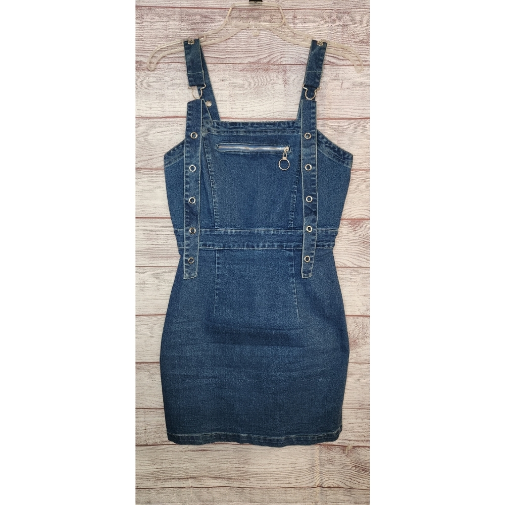 Mebon blue jean denim dress